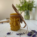 Honeycomb Votive w/Flower